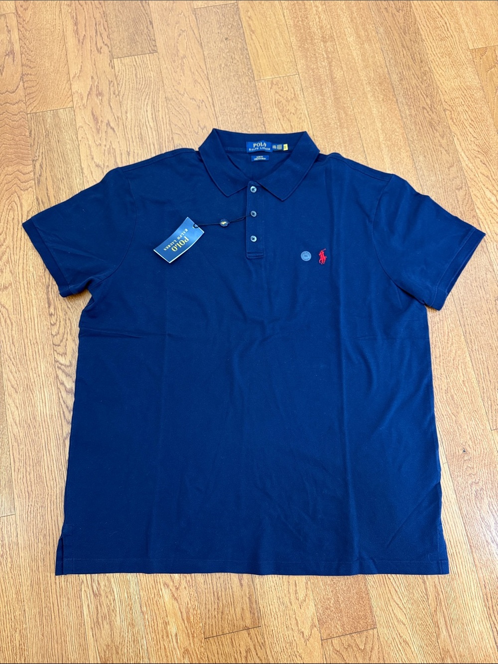 NWT Polo by Ralph Lauren Navy Polo with Red Pony Logo